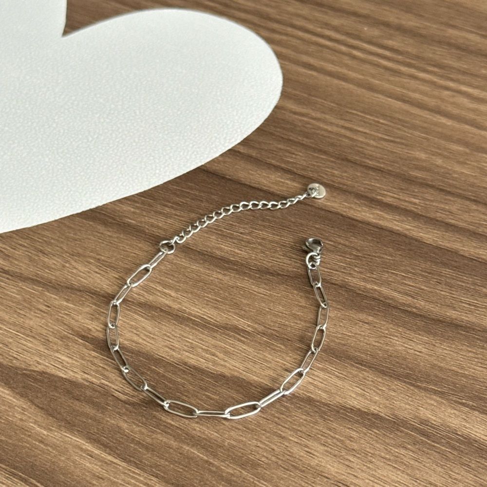 Elegant Silver Chain Bracelet Q63 - Picture 3 of 5